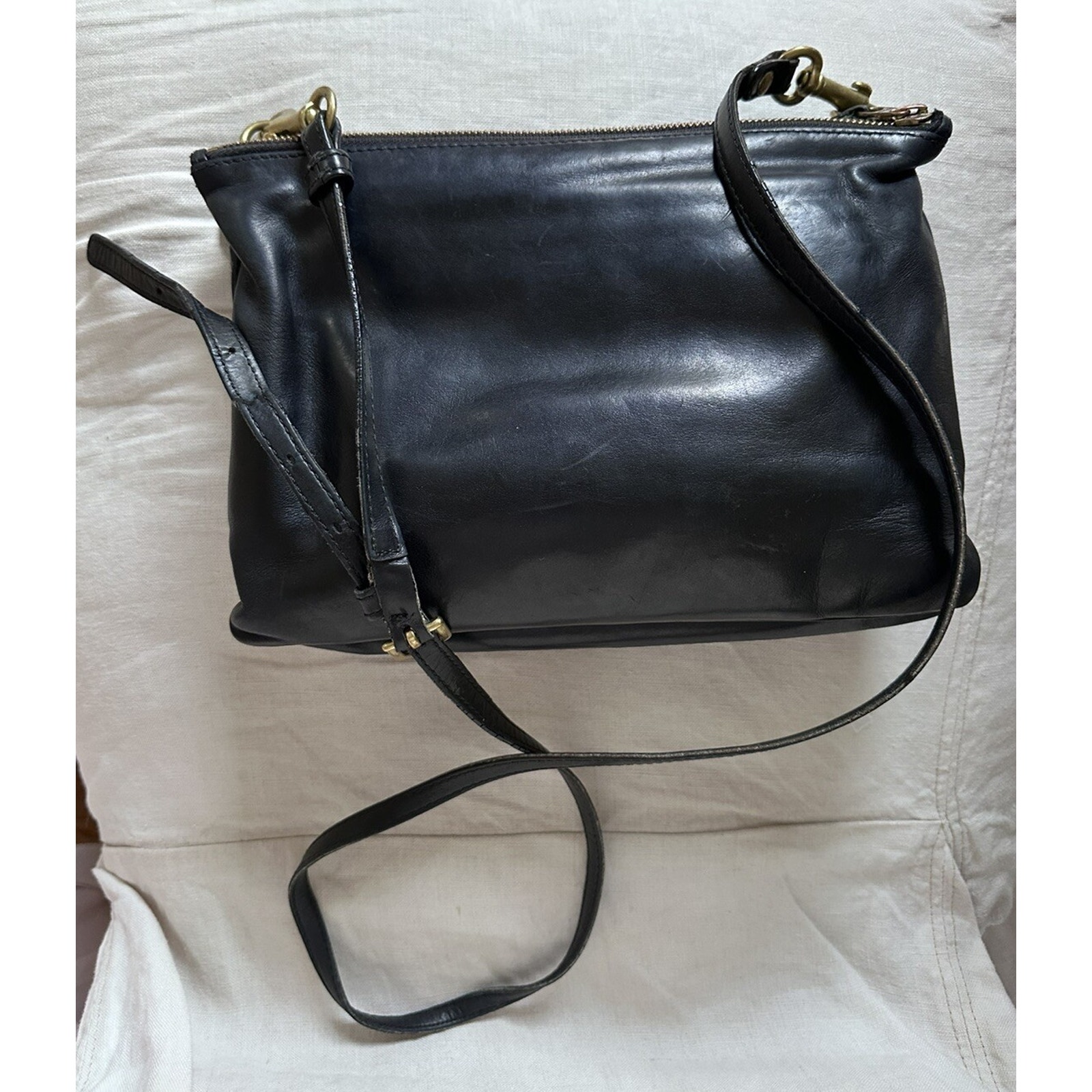 Vintage Ghurka Match Purse Bag Black No. 52 Crossbody Clutch
